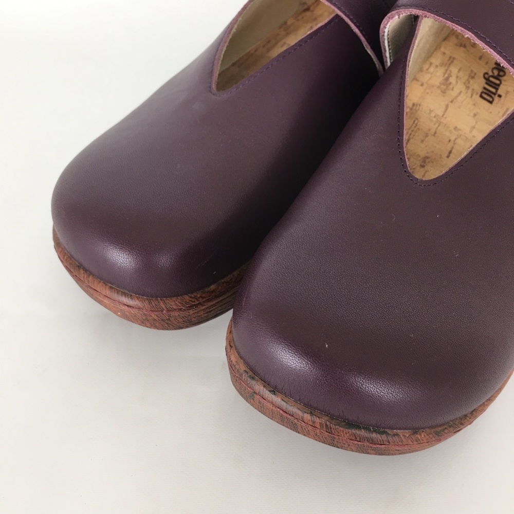 Alegria Opheliah Leather Mary Jane Loafer Shoes Women’s Size 39 Purple OPH-6328 - Picture 6 of 12